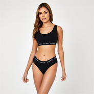 Black - Jack Wills - Carter Scoop Back Bralette