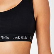 Black - Jack Wills - Carter Scoop Back Bralette