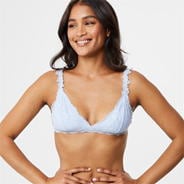 Blue - Jack Wills - Lace Triangle Bralette