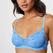 Cobalt Blue - Jack Wills - Lace Underwire Bra