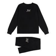 Black - Jack Wills - Rib LS Top Leg St Jn99