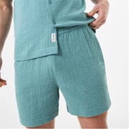 Oil Blue - Jack Wills - Textured Shorts