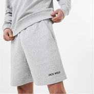 Grey Marl - Jack Wills - Minimal Graphic Shorts