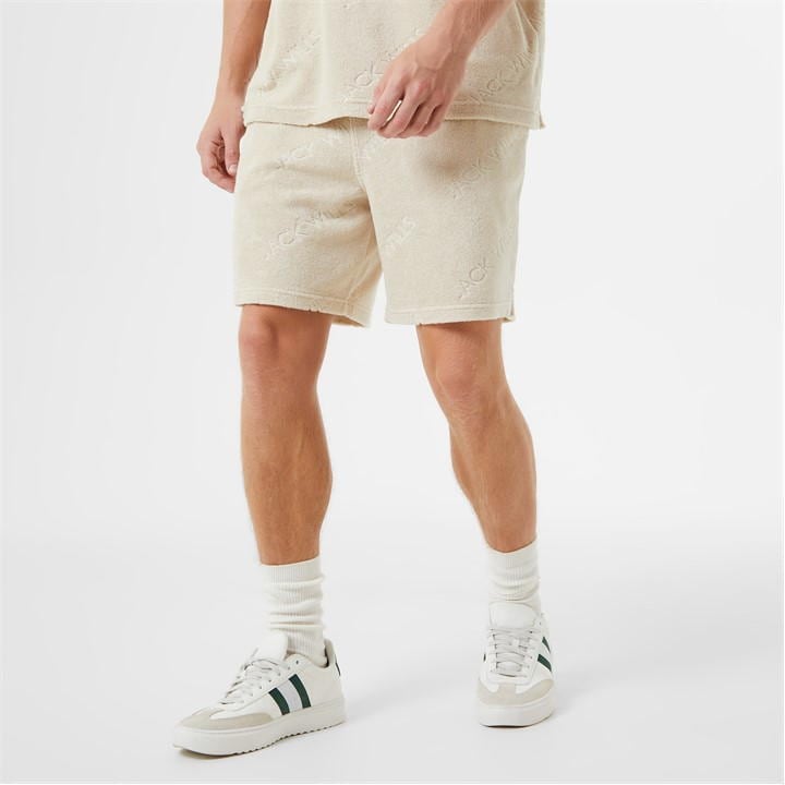 Logo Repeat Towelling Shorts