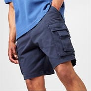 Navy - Jack Wills - Pull On Cargo Shorts