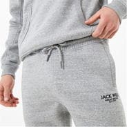 Grey Marl - Jack Wills - Haydor Graphic Joggers