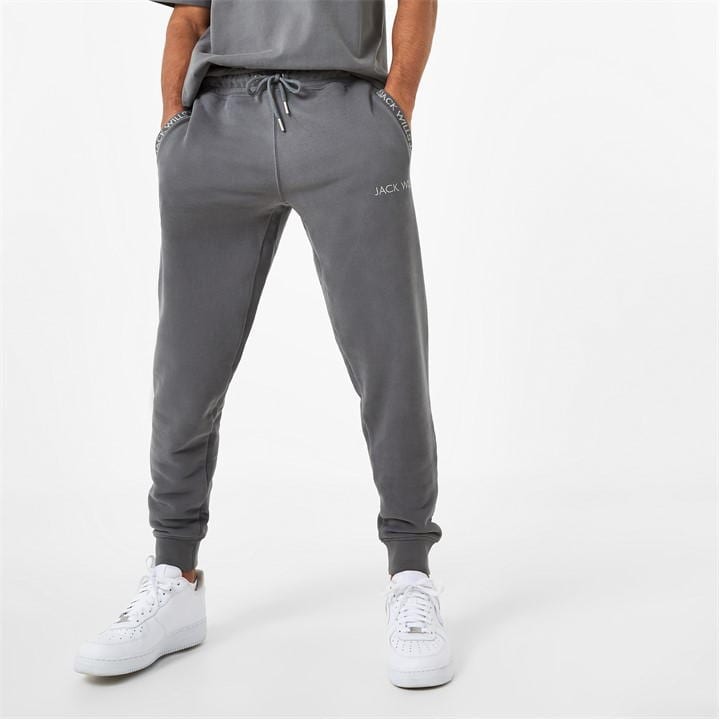 Jacquard Logo Joggers