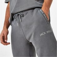 Slate - Jack Wills - Jacquard Logo Joggers