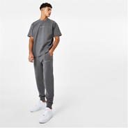 Slate - Jack Wills - Jacquard Logo Joggers