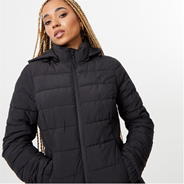 Black - Jack Wills - Luna Longline Jacket