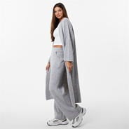 Grey Marl - Jack Wills - Longline Rib Cardigan