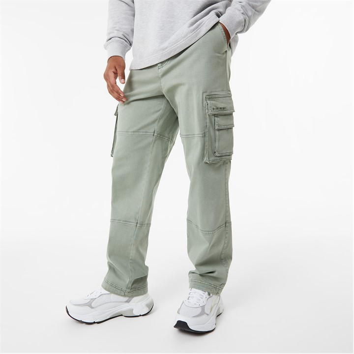 Washed Cargo Trousers