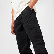 Black - Jack Wills - Twill Cargo Trouser