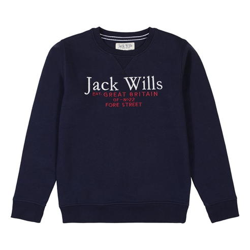 Jack Wills - Script Crew Neck Sweatshirt Juniors