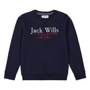 Navy - Jack Wills - Script Crew Neck Sweatshirt Juniors