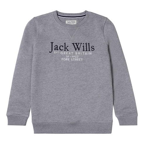 Jack Wills - Script Crew Neck Sweatshirt Juniors