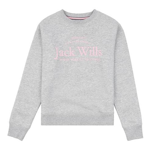 Jack Wills - Kids Girls Script Crew Neck Sweatshirt