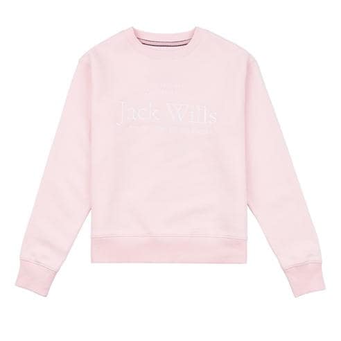 Jack Wills - Kids Girls Script Crew Neck Sweatshirt