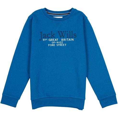 Jack Wills - Script Crew Sweatshirt Junior Boys