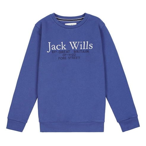 Jack Wills - Wills Script Crew Neck Sweater Junior Boys