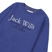 True Navy - Jack Wills - Wills Script Crew Neck Sweater Junior Boys