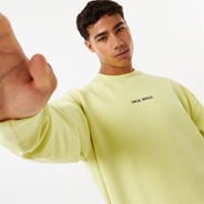 Lime - Jack Wills - Minimal Graphic Crew Sweater