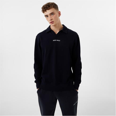 Jack Wills - Minimal Graphic Collar Sweater