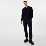 Black - Jack Wills - Minimal Graphic Collar Sweater