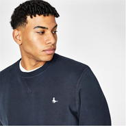 Navy - Jack Wills - Belvue Pheasant Logo Crew Sweatshirt