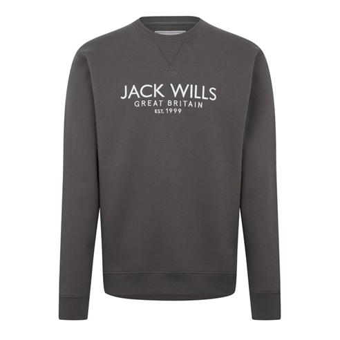 Jack Wills - Belvue Graphic Logo Crew Neck Sweatshirt