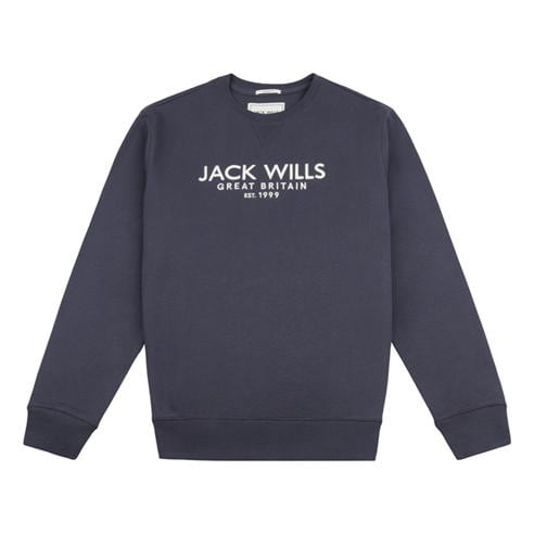 Jack Wills - Belvue Graphic Logo Crew Neck Sweatshirt