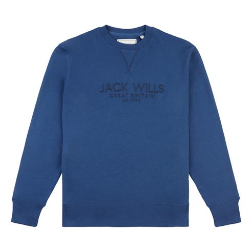 Jack Wills - Belvue Graphic Logo Crew Neck Sweatshirt