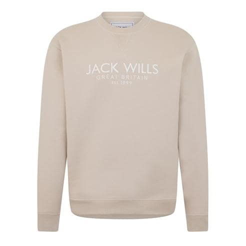 Jack Wills - Belvue Graphic Logo Crew Neck Sweatshirt