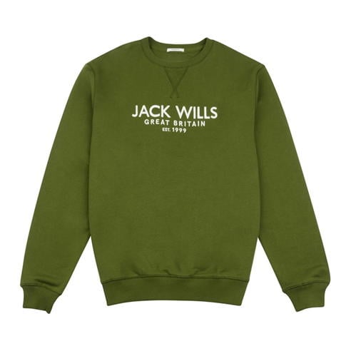 Jack Wills - Belvue Graphic Logo Crew Neck Sweatshirt