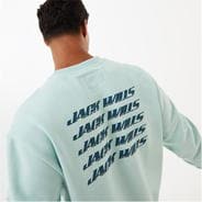 Mint - Jack Wills - Stacked Graphic Sweater