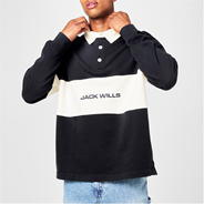 Black - Jack Wills - Rugby Sweater