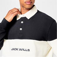 Black - Jack Wills - Rugby Sweater