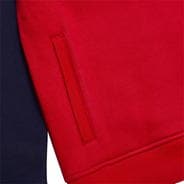 Red/White/Navy - Jack Wills - Kids Colour Block Quarter Zip Hoodie