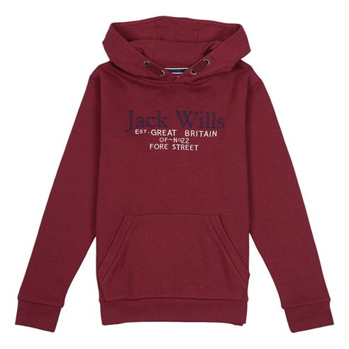 Jack Wills - Kids Batsford Script Logo Hoodie