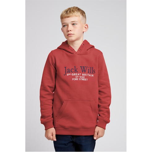 Jack Wills - Kids Batsford Script Logo Hoodie