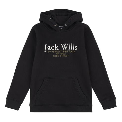 Jack Wills - Kids Batsford Script Logo Hoodie