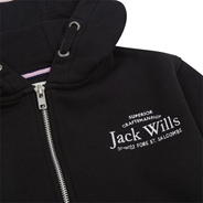 Black - Jack Wills - Nellie LB Zip Hd Jn99