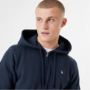 Navy - Jack Wills - Pheasant Logo Zip Hoodie