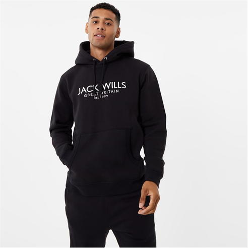 Jack Wills - Batsford Graphic Logo Hoodie