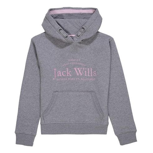 Jack Wills - Kids Girls Logo Script Hoodie