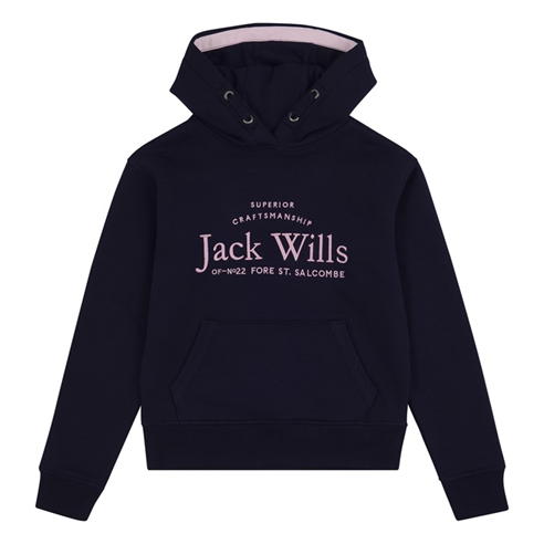 Jack Wills - Kids Girls Logo Script Hoodie