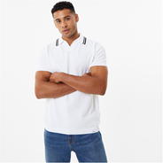 White - Jack Wills - Tipped Waffle Polo