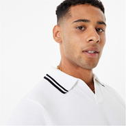 White - Jack Wills - Tipped Waffle Polo