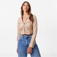 Soft Camel - Jack Wills - Ruched Shirt