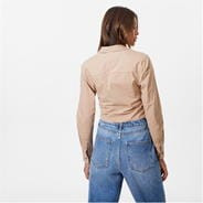 Soft Camel - Jack Wills - Ruched Shirt